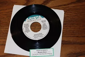 BROOKS & DUNN VINYL 45 SOUTH OF SANTA FE B/W YOUR LOVE DON'T TAKE A BA UNPLAYED - Picture 1 of 2