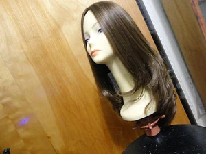 Malky Wigs Sheitel European Multidirectional Medium Brown High 22" 8/6/10 Small - Picture 1 of 11
