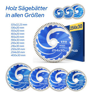 FALKENWALD ® Holz Sägeblatt - Kreissägeblatt Ideal für Holz - Ø 125 - 400 mm