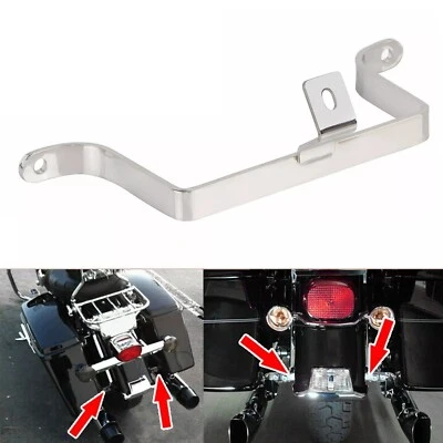For Harley Tour Road Glide Rear Rail Bumper Saddlebag-To-Fender Support Bracket - Изображение 1 из 4