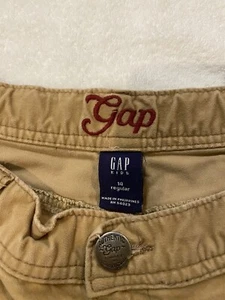 Vintage GAP Girls Brown Pants Size 14 Stretch High Rise Straight Regular - Picture 1 of 6