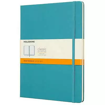 Moleskine Classic Notebook Extra Large Ruled, Blue Reef, Hard Cover (7.5 X 9.75) - Image 1 of 4