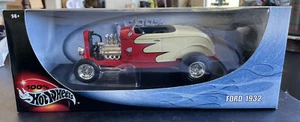 2000 Hotwheels Ford 1932 1:18 'Duece's Wild' Diecast Model Car Hot Rod NIB - Picture 1 of 12