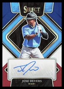 2022 Panini Select Jose Devers Auto Signatures Holo Prizm /99 - Picture 1 of 2