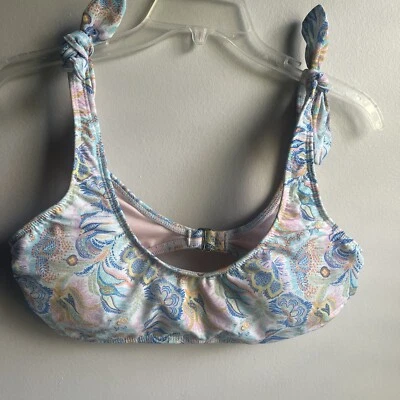 Antonio Melani Paisley Bralette Bikini Top Only Size 10 - Image 1 of 4
