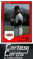 Steve Adams 1989 ProCards Minor League Team Sets #295  Harrisburg Senators