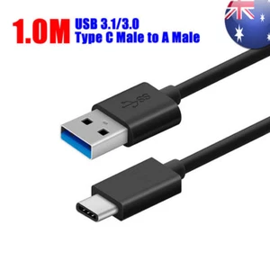 1.0M USB 3.1/3.0 USB-C Type C to Type A Cable for External HDD Phone Charging - Picture 1 of 3
