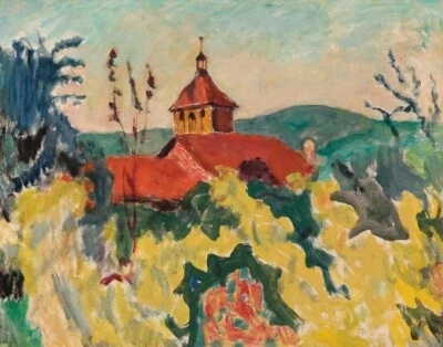 Impresión en lienzo Pierre Bonnard The Red Roof 16 x 20 # 6337 Foto 1 de 4
