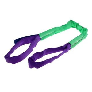 Double PLY Cover Endless Round Lifting Tow Strap Heavy Duty 2Ton X 1M - Picture 1 of 6