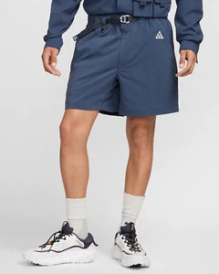 NEW Men's Size S Nike ACG Trail Shorts Hiking FN2430-437 Thunder Blue Summit Wht - Picture 1 of 7