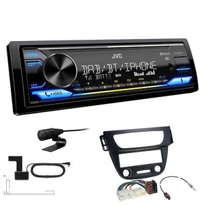 JVC DAB+ Bluetooth inkl. Antenne Radio für Renault Megane III 2008-2014 schwarz - Bild 1 von 6
