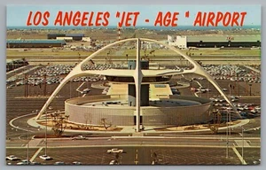 Los Angeles CA California, Jet Age International Airport, Vintage Postcard - Picture 1 of 2