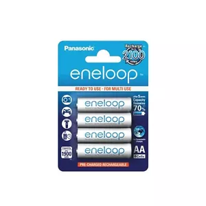 4x eneloop Akku AA 1900 mAh BK-3MCC Mignon HR6 R6 wiederaufladbar im Blister - Bild 1 von 1