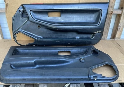 PARA RESTAURACIÓN 1990-1993 Acura Integra cupé 2 puertas paneles paso conductor negro Foto 1 de 4