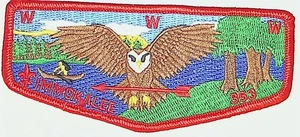 Immokalee Lodge 353 Southwest Georgia GA S32 Ordeal Flap RED Bdr (JM1941) - Picture 1 of 2
