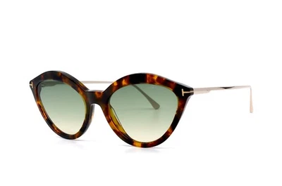 NUEVAS GAFAS DE SOL AUTÉNTICAS TOM FORD CHLOE TF663/S 55P VERDE HABANA Foto 1 de 4