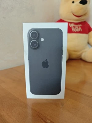 Iphone 16 Nero 128GB Memoria Display 6.1" Retina 48Mpx 5G Mye73ql/a Black Apple - Immagine 1 di 3