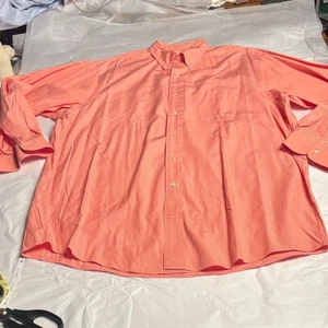 Brooks Brothers Herren Koralle Freizeit Button-Down Hemd 16,5/4 100% Baumwolle - Bild 1 von 12