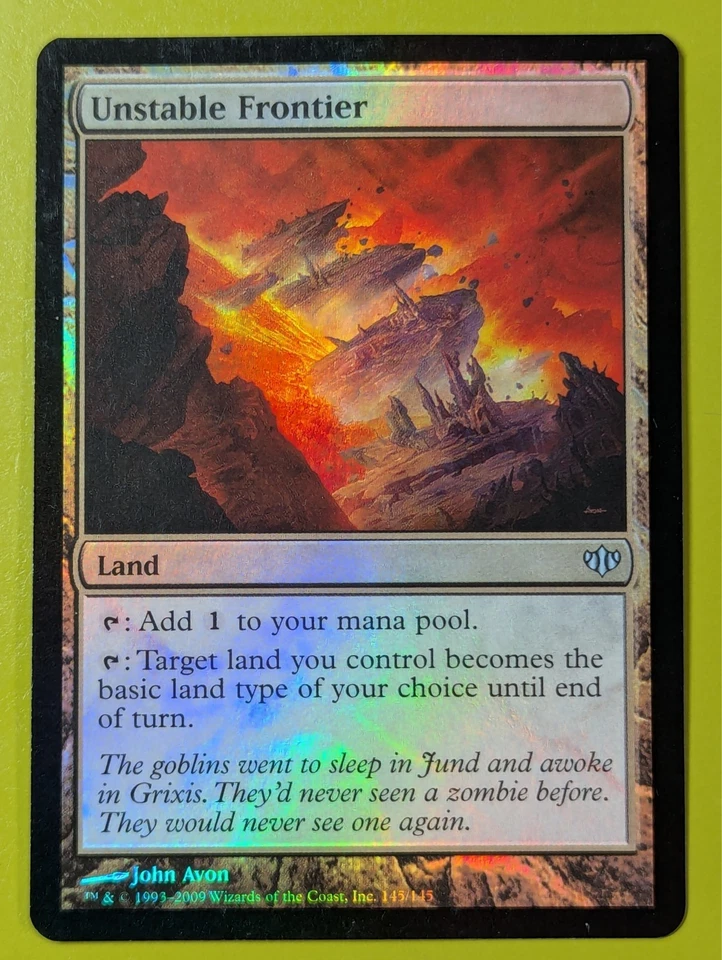 FOIL Unstable Frontier x1 Conflux 1x Magic the Gathering MTG - Image 1 of 1