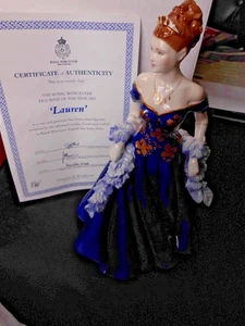 Royal Worcester Ltd Edition Figurine “Lauren" see photo no, 4 with cert - Picture 1 of 5