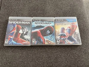 Spider-Man: Shattered Dimensions & Edge Of Time & Amazing Spider-Man PS3 Lot - Picture 1 of 3