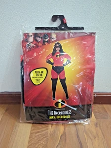 Disney Pixar Mrs Incredible Costume The Incredibles Superhero 4X Plus New - Picture 1 of 3
