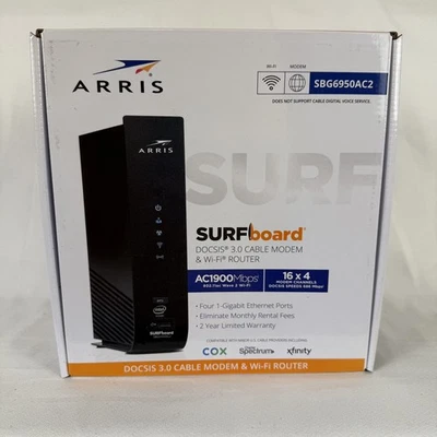 ARRIS SURFBOARD DOCSIS 3.0 CABLE MODEM & WI-FI ROUTER NIB - Image 1 of 4