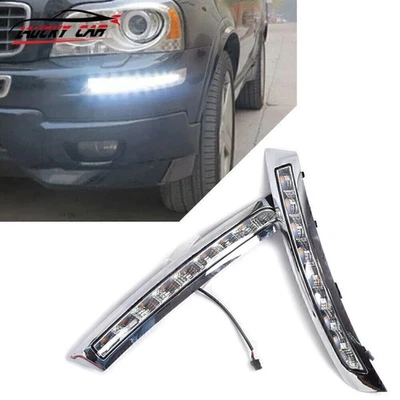 Par de luces antiniebla de conducción diurna LED DRL para Volvo XC90 2007-2013 nuevas Foto 1 de 4