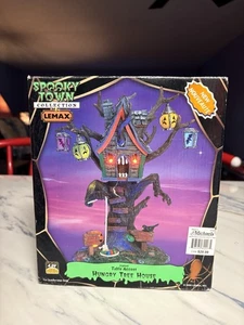 Lemax Spooky Town Hungry Tree House Halloween Battery Operated Working - Picture 1 of 3