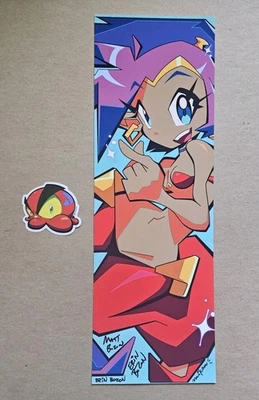 IMPRESIÓN ARTÍSTICA SHANTAE SDCC 2024 + PEGATINA por BRIN firmada 4x por MATT ERIN BOZON 2025 Foto 1 de 4