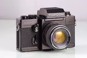 RARE CLASSIC TOPCON SUPER DM + 1.8/58 50 RE AUTO TOPCOR BLACK SERVICED BRASSING - Bild 1 von 7