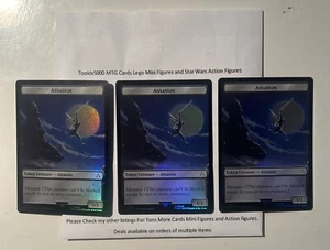 Assassin / A Mysterious Creature Foil Token Magic MTG Assassin's Creed (x3) - Picture 1 of 2