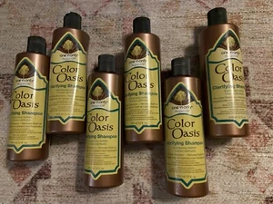 6 X One 'N Only Argan Oil Color Oasis Clarifying Shampoo Removes Build New - Picture 1 of 5