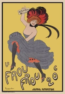 Le Frou Frou 20', journal humoristique Leonetto Cappiello Art Print Poster 16x22 - Picture 1 of 1