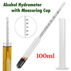 Alcohol Hydrometer Distilling 0-100% Meter with Measuring Cup 100ml USA 2023