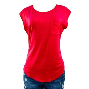 Calvin Klein Short Sleeve hot pink shirt, Women’s SZ Small SA23 - Picture 1 of 6