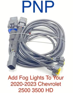 2020 2021 2022 2023 Chevrolet Silverado 2500 3500 OEM Fog Light Lamp Harness PNP - Picture 1 of 1