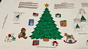 Christmas Trees Appliques Ornaments Adult child VIP Cranston Craft Panel Vintage - Picture 1 of 16