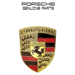 GENUINE Porsche 930 Front Emblem PORSCHE Crest #90155921026 - Picture 1 of 2
