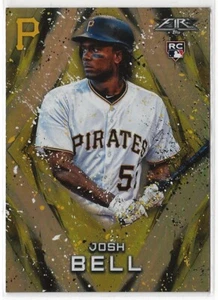 2017 Topps Fire Josh Bell #161 Rookie Orange #/299 Pittsburgh Pirates - Picture 1 of 2