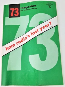 Ham Radio: 73 Magazine - January 1973 - Original in Very Good Clean Condition - Imagen 1 de 8