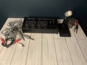 Realistic Radio Shack 4 channel Stereo Microphone Mixer 32-1105 With Microphone - Picture 1 of 7