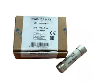1 pieza ORIGINAL Bussmann FWP-10A14FA FWP-10A14F 10A 700V Eaton Fusible 14X51mm - Imagen 1 de 1