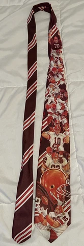 Cleveland Browns Vintage Tie ~ Original Ralph Marlin ~ 100%Polyester Cover