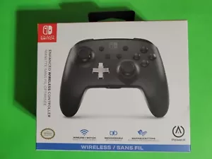 NUEVO - Controlador inalámbrico mejorado recargable PowerA Nintendo Switch - Negro - Imagen 1 de 1