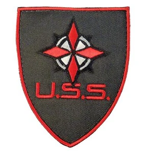 Resident Evil USS Logo Regenschirm Security Cosplay OP Waschbär City Haken Patch - Bild 1 von 6