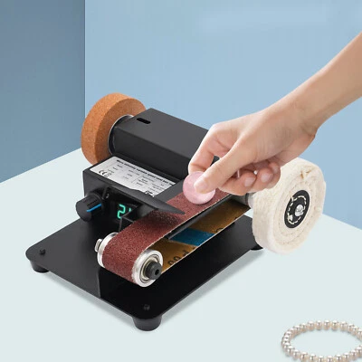 Mini Tisch Schleifbock Doppelkopf Poliermaschine Drehmaschine Schleifmaschine DE - Bild 1 von 4