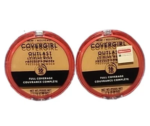 2 × COVERGIRL Outlast EXTREME WEAR PRESSED POWDER 855 • SOFT HONEY  0.39 oz Each - Picture 1 of 5