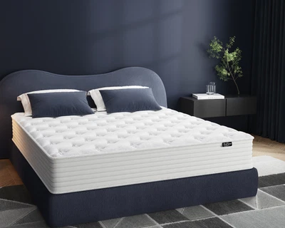 30/32cm Depth Pocket Sprung Memory Foam Mattress 4FT6 DOUBLE 5FT King Size 6FT - Image 1 of 4