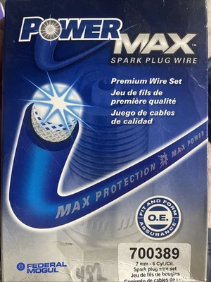Powermax Spark Plug Wire Kit 700389 7mm - 6 Cylinder Federal Mogul - Image 1 of 2